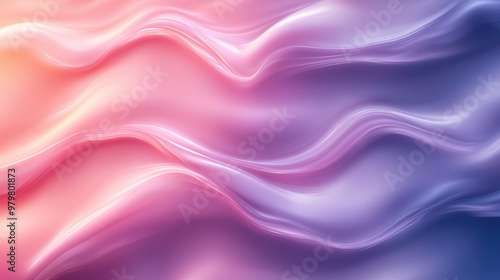 Wallpaper Mural A captivating abstract background featuring soft waves of pink and purple, evoking tranquility and creativity. Torontodigital.ca