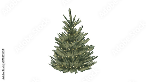 Christmas tree illustration