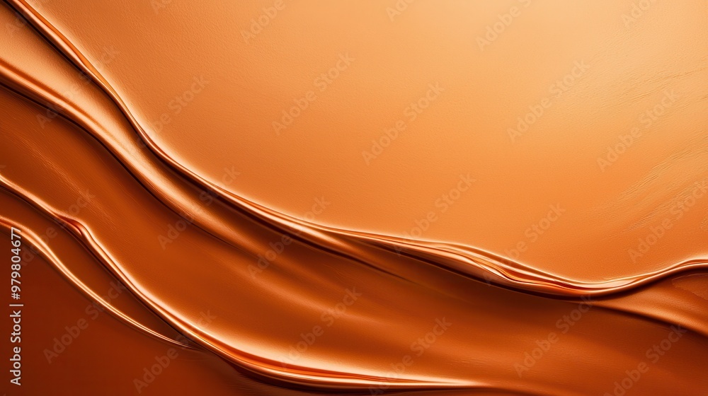 Elegant fluid wave texture in warm copper tones, perfect for backgrounds and designs that need a touch of luxury. Elegant fluid wave texture in warm copper tones, perfect for backgrounds and designs that need a touch of luxury.