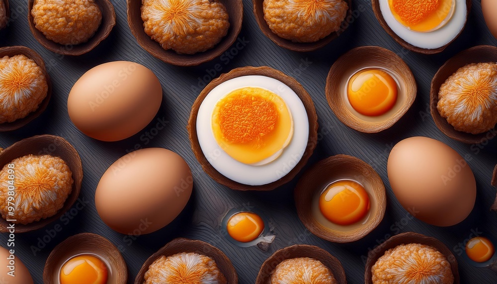 scotch egg repeated pattern