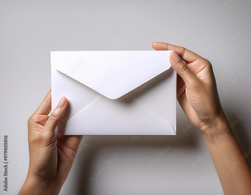 hand holding envelope hand holding envelope
