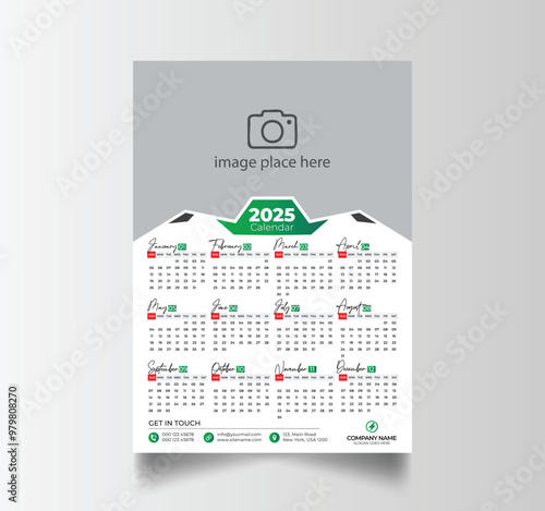 2025 Calendar Unique Design Wall Hanging