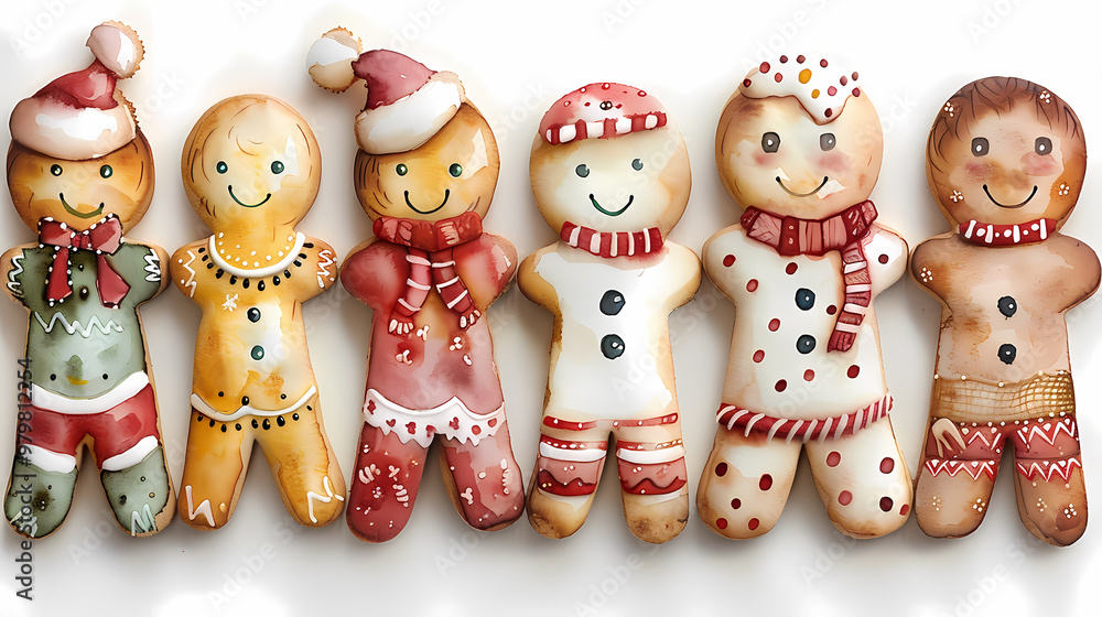 A vibrant display of festive gingerbread cookies, showcasing a variety of cheerful designs and colors. A vibrant display of festive gingerbread cookies, showcasing a variety of cheerful designs and colors.