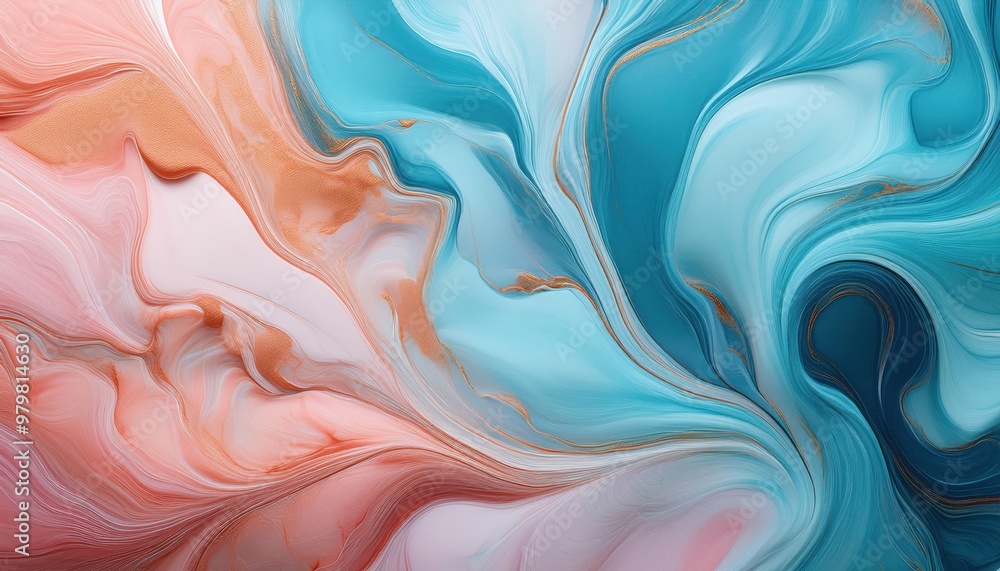 Vibrant Swirls of Ocean Blue and Sunset Coral: A Dynamic Fusion of Flowing Abstract Textures in Fluid Art Style, Capturing the Graceful Movement of Water and Air in Harmonious, Dreamlike Hues Vibrant Swirls of Ocean Blue and Sunset Coral: A Dynamic Fusion of Flowing Abstract Textures in Fluid Art Style, Capturing the Graceful Movement of Water and Air in Harmonious, Dreamlike Hues