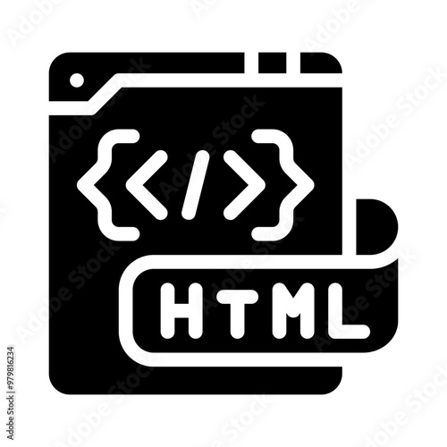 HTML glyph icon