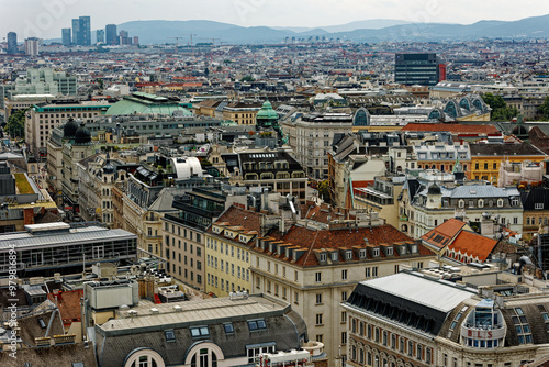 Photography Vienna Austria capital in Europe EU crossed by the Danube river