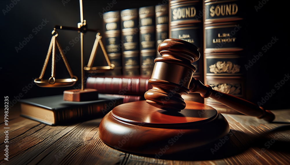 Lawyer with gavel and scales, embodying fairness and order.
Lawyer with gavel and scales, embodying fairness and order.