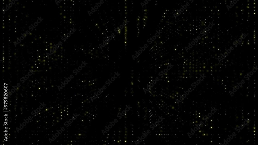 server room lights animation on black background 4k footage, lights dots blinking on black background 4k footage, hacking and background loopable footage