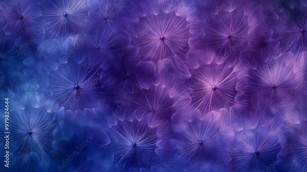 Delicate dandelion-like textures with soft gradients and ethereal patterns Delicate dandelion-like textures with soft gradients and ethereal patterns