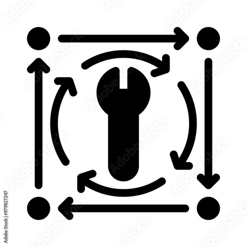 alignment glyph icon