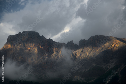 fog in the mountains