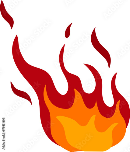 Simple Fire Illustration