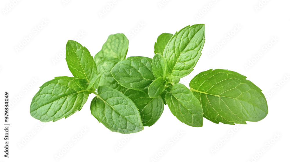 Mint on transparent background, PNG, cut out Mint on transparent background, PNG, cut out