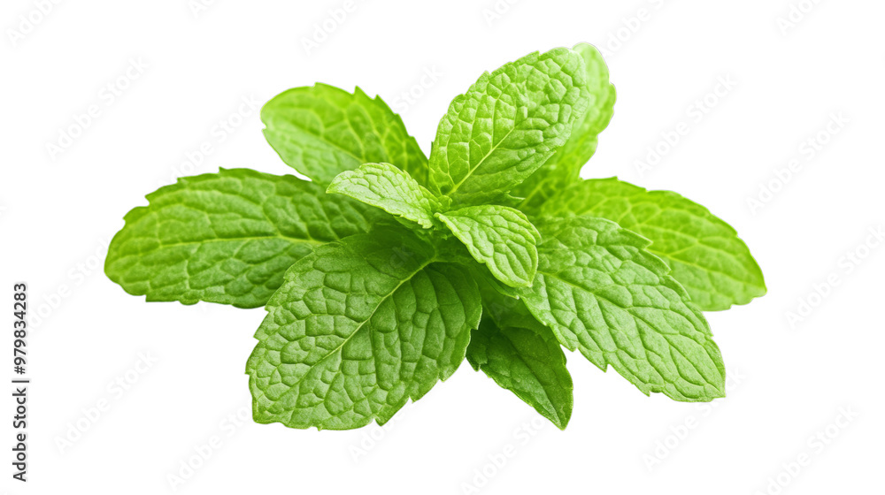 Mint on transparent background, PNG, cut out Mint on transparent background, PNG, cut out