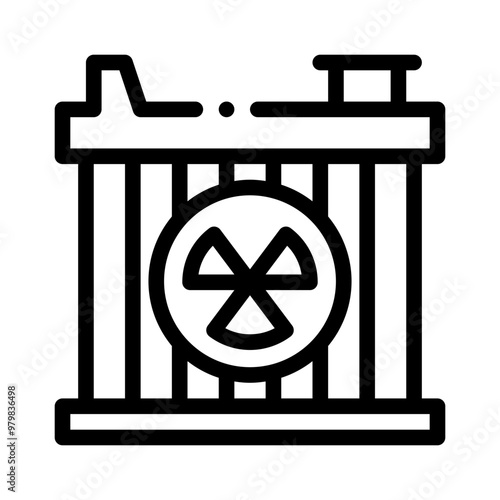 radiator line icon