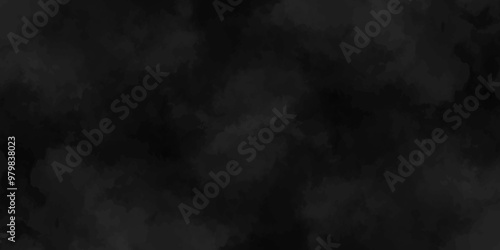 Abstract black fog design with smoke texture overlays. fume overlay design. background with smoke on black and Fog and smoky effect for photos design. Misty fog effect and Isolated black background.