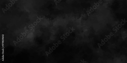 Abstract black fog design with smoke texture overlays. fume overlay design. background with smoke on black and Fog and smoky effect for photos design. Misty fog effect and Isolated black background.