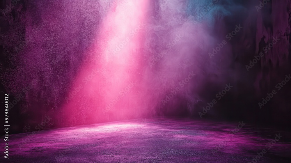Obraz premium Rich purple background with smooth, even lighting, providing a sleek, professional canvas.