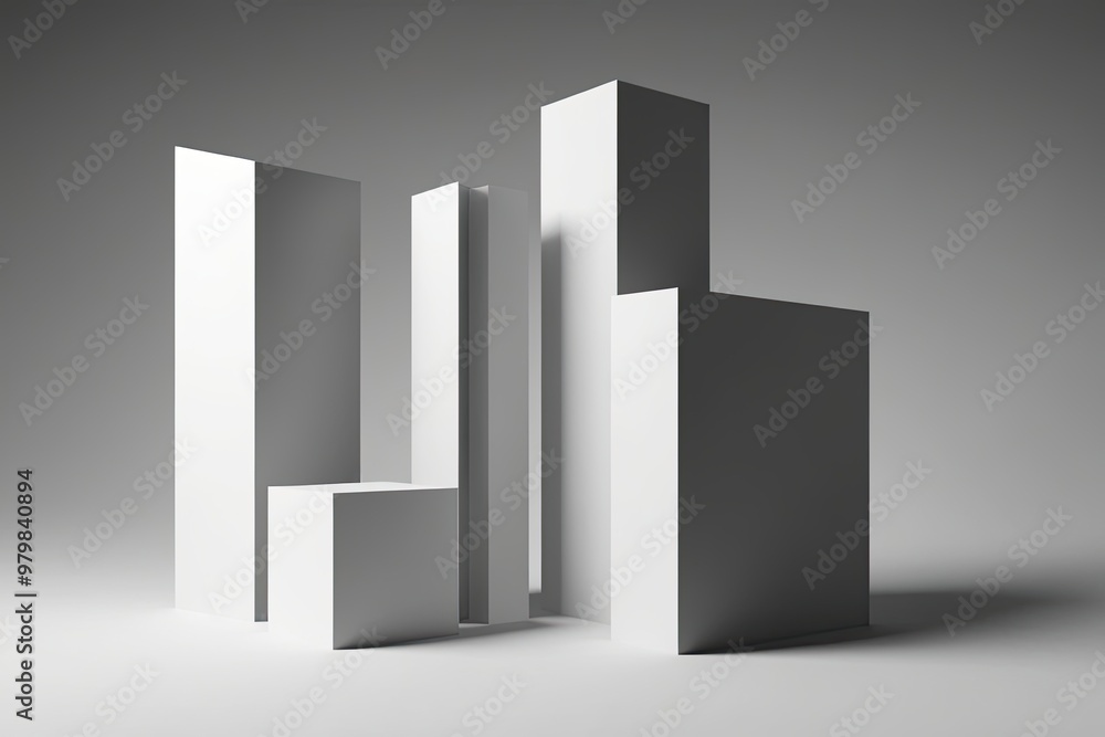 Minimalistic Three-Dimensional Shapes in Sleek Design Representation Minimalistic Three-Dimensional Shapes in Sleek Design Representation