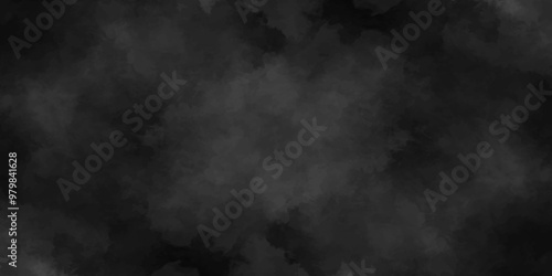 Photography Abstract black fog design with smoke texture overlays