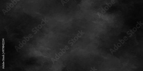 Abstract black fog design with smoke texture overlays. fume overlay design. background with smoke on black and Fog and smoky effect for photos design. Misty fog effect and Isolated black background.