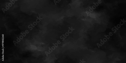 Abstract black fog design with smoke texture overlays. fume overlay design. background with smoke on black and Fog and smoky effect for photos design. Misty fog effect and Isolated black background.