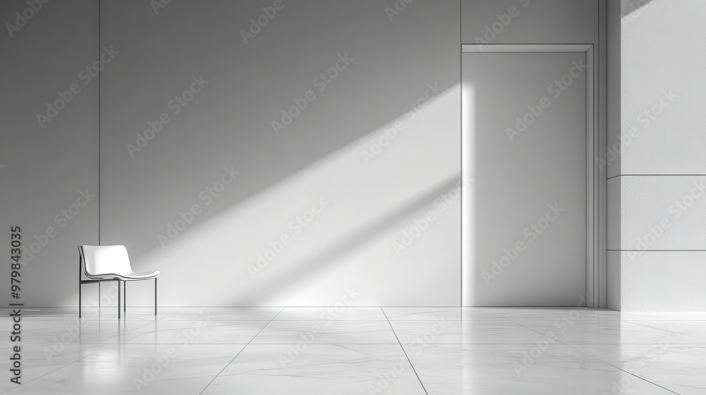 Simple, flat plain white background for use in minimalistic designs, with ample space for copy or branding.