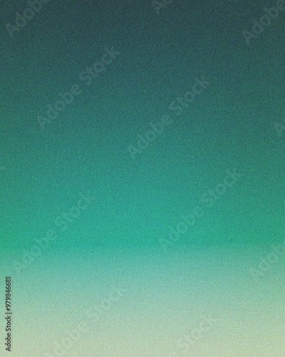 Smooth emerald gradient background creating a calming effect in a serene setting, grainy gradient background texture. Colorful digital grain soft noise effect 