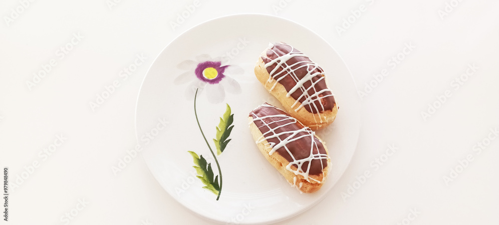 tiny chocolate eclairs cake dessert tiny chocolate eclairs cake dessert