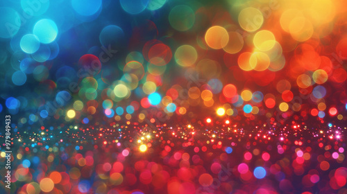 Colorful mesh background
