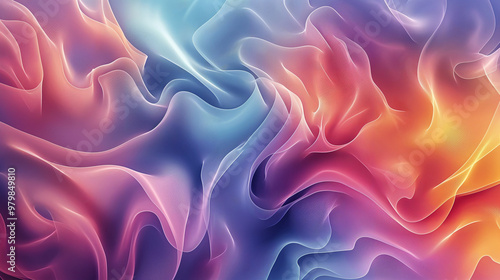 Colorful mesh background