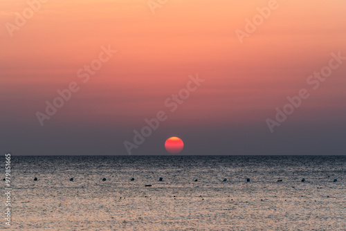 Sunrise in Makadi Bay photo