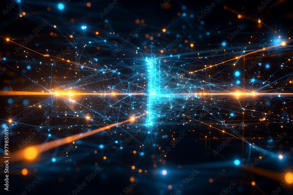 Obraz premium The Fragmented Network, The Digital Divide