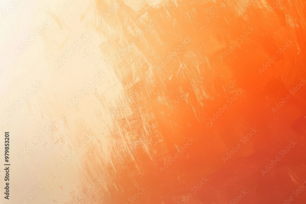 Fototapeta premium A wall with a yellow and white background with a lot of brush strokes, generative ai image