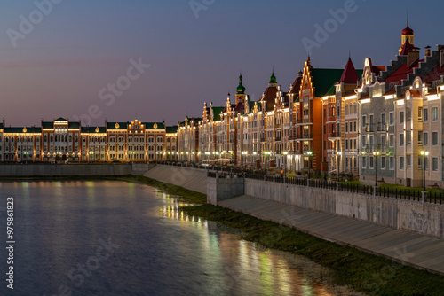 Evening on the Brugge embankment, Yoshkar-Ola