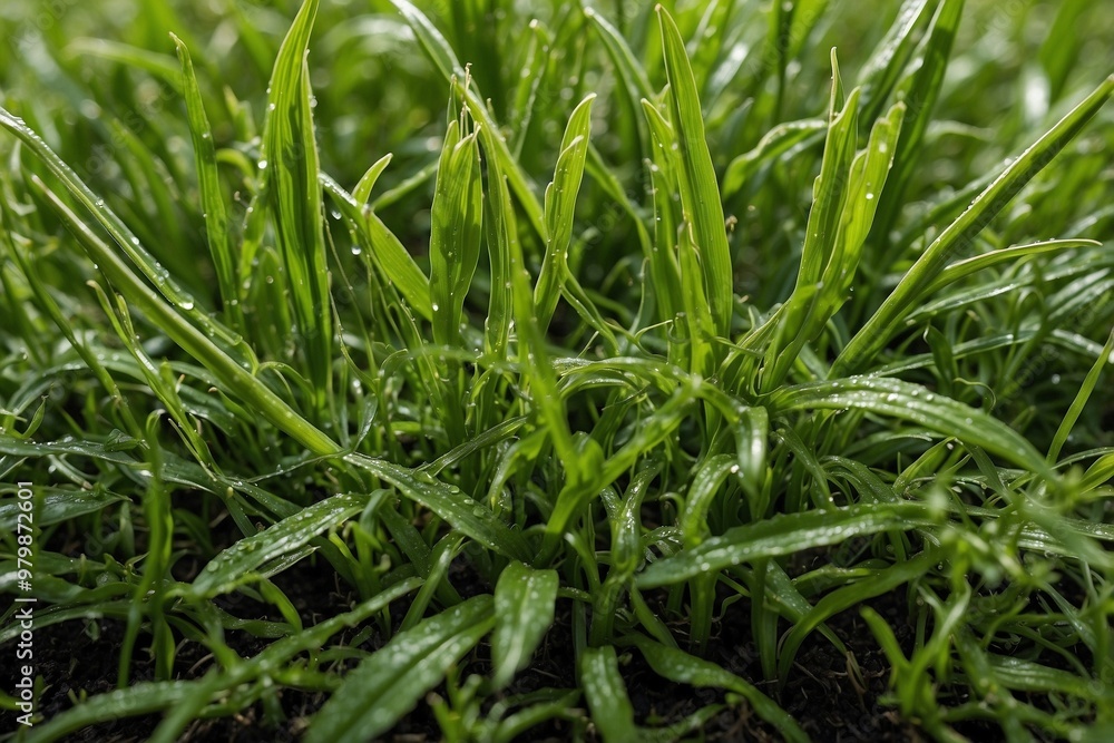 Detailed Close-Up of Plants Where Every Detail of the Vibrant Leaves and Shoots is Visible Detailed Close-Up of Plants Where Every Detail of the Vibrant Leaves and Shoots is Visible