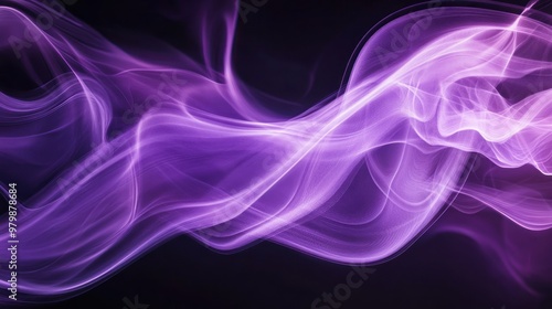 Abstract Purple Smoke