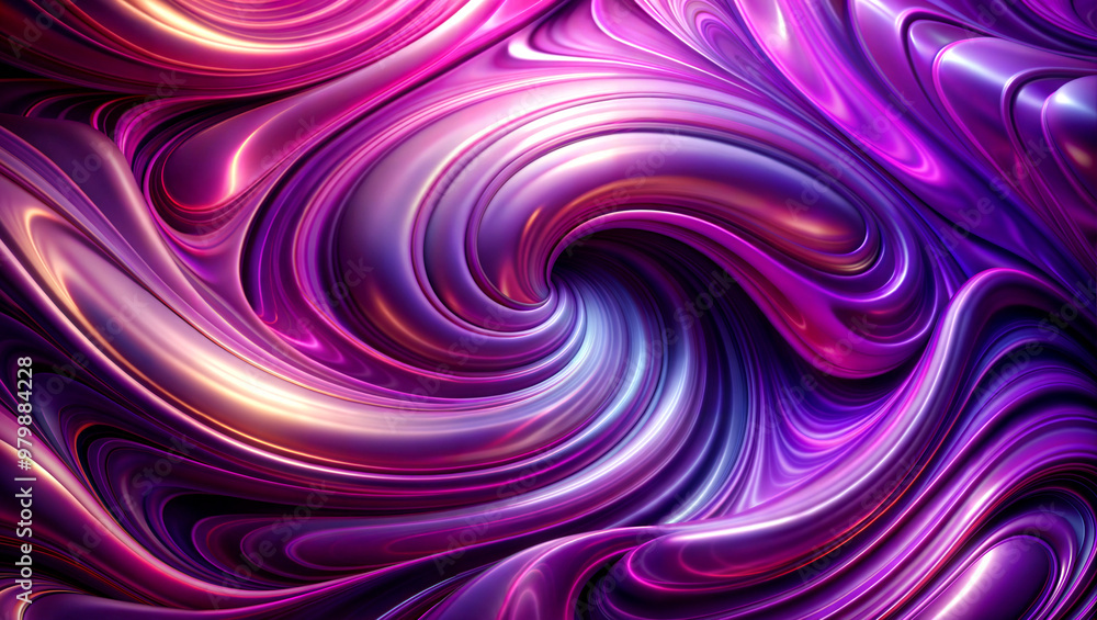 abstract violet fluid metal, swirl pattern, futuristic digital art background abstract violet fluid metal, swirl pattern, futuristic digital art background