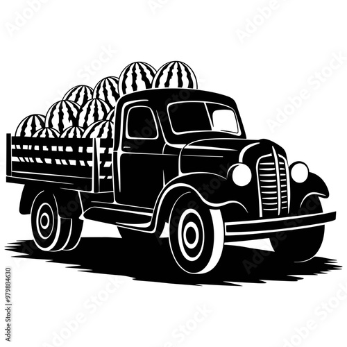 Watermelon Farm Truck