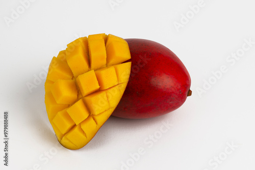 Mango isolated on white background