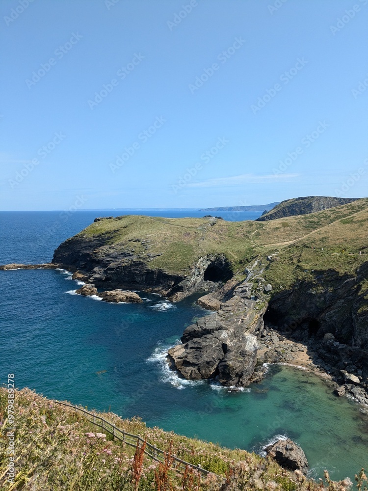 Fototapeta premium view of the coast of the region sea