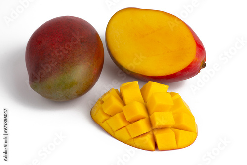 Mango isolated on white background