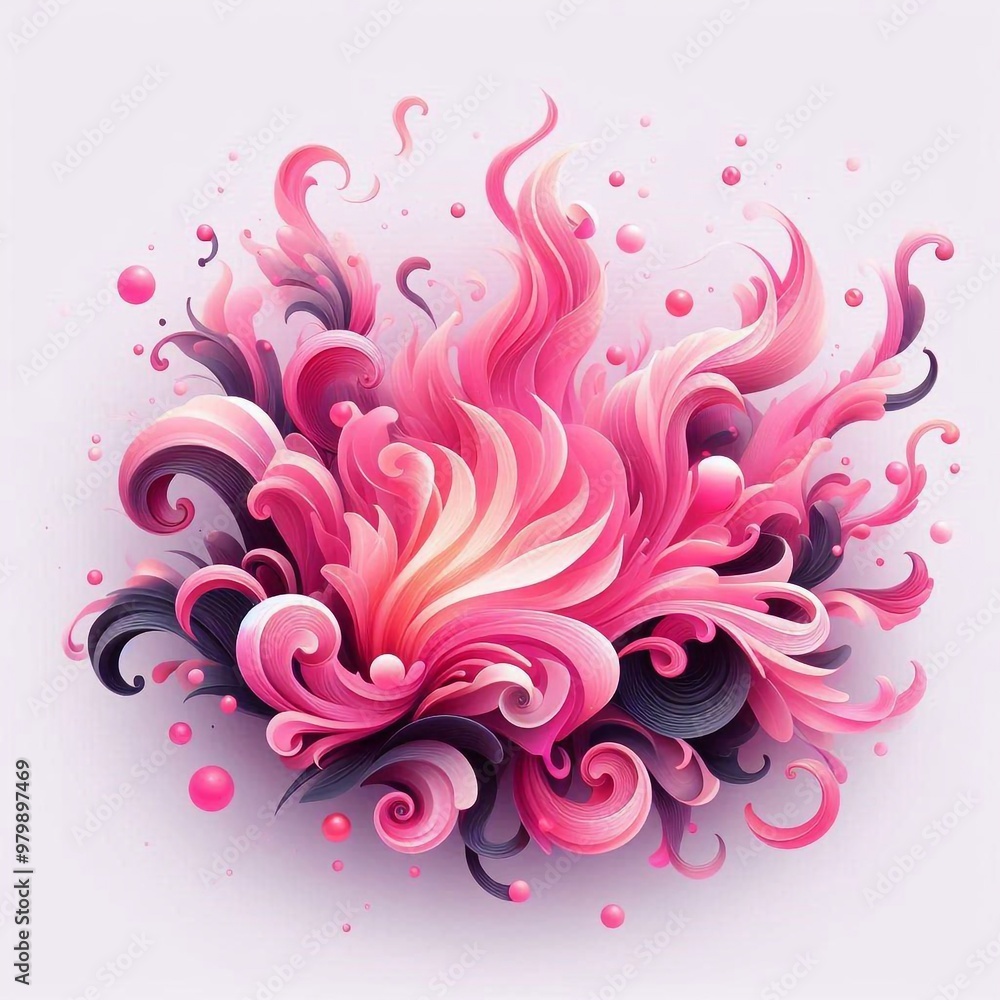 Hintergrund, Wallpaper pinke Flamen Hintergrund, Wallpaper pinke Flamen