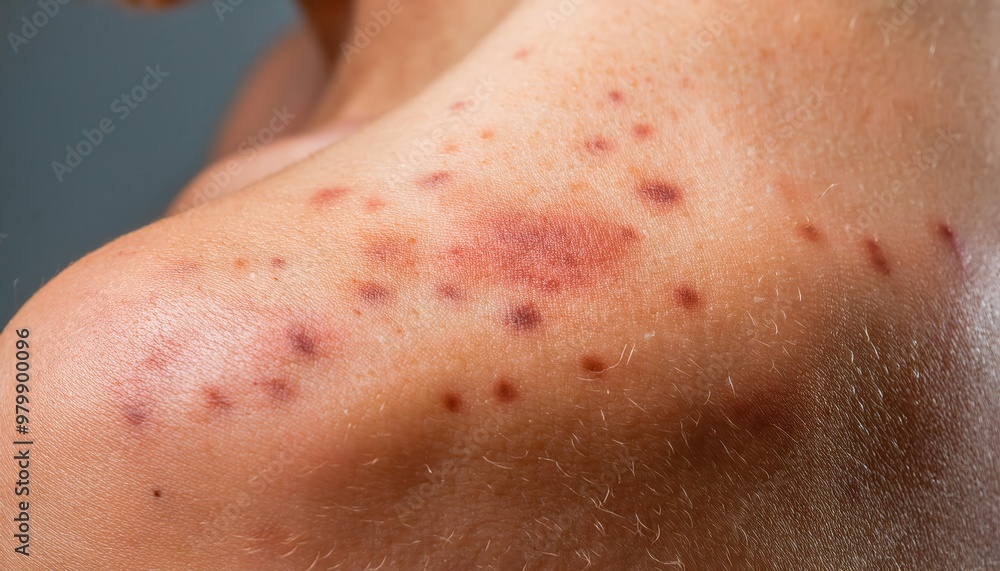 Close-up of Inflamed Red Plaques on Skin. Dermatological Symptoms of Psoriasis or Eczema Showcasing Red, Raised, Scaly Patches on Light Skin, Depicting a Severe Skin Condition. Allergic Reaction Close-up of Inflamed Red Plaques on Skin. Dermatological Symptoms of Psoriasis or Eczema Showcasing Red, Raised, Scaly Patches on Light Skin, Depicting a Severe Skin Condition. Allergic Reaction