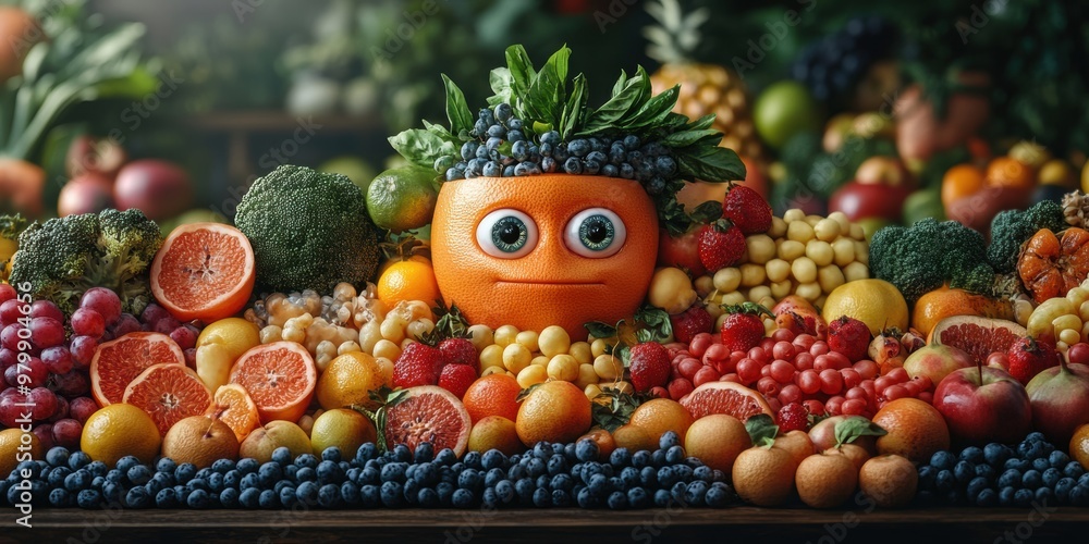 Discover the whimsical city where every fruit and vegetable is full of character and vibrant charm Discover the whimsical city where every fruit and vegetable is full of character and vibrant charm