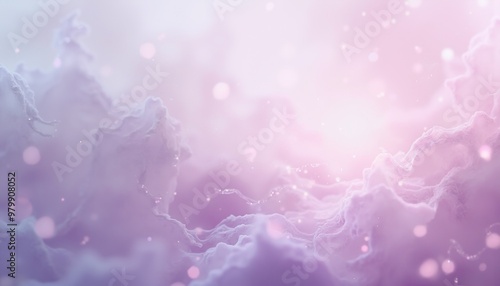 glowing pastel lavender with ethereal haze and drifting light, dreamy