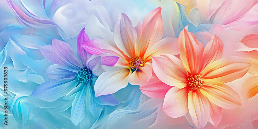 background with flowers, ai generated. background with flowers, ai generated.