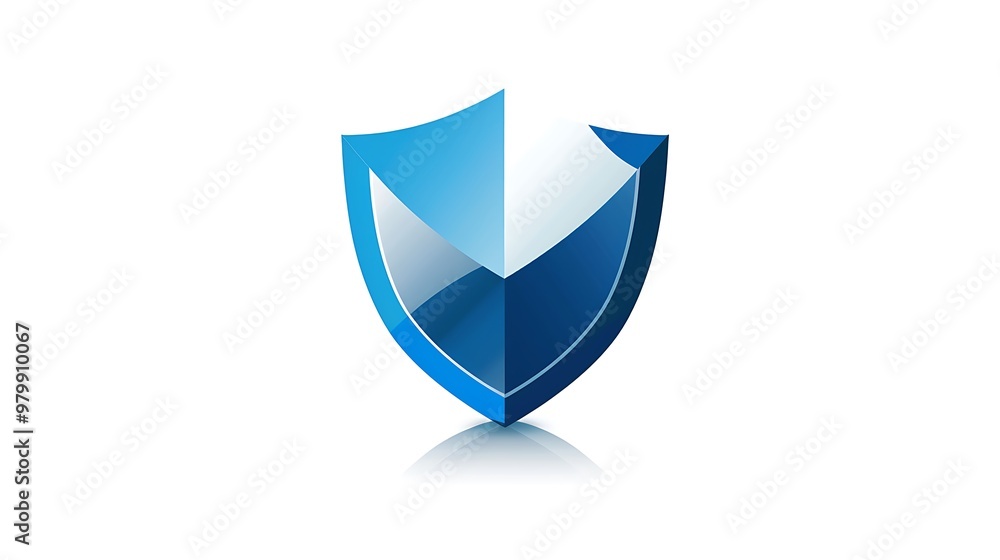 A business icon featuring a shield representing protection and security, centered on a white background. A business icon featuring a shield representing protection and security, centered on a white background.