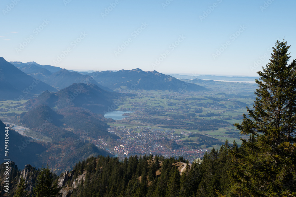 Fototapeta premium Berge von oben