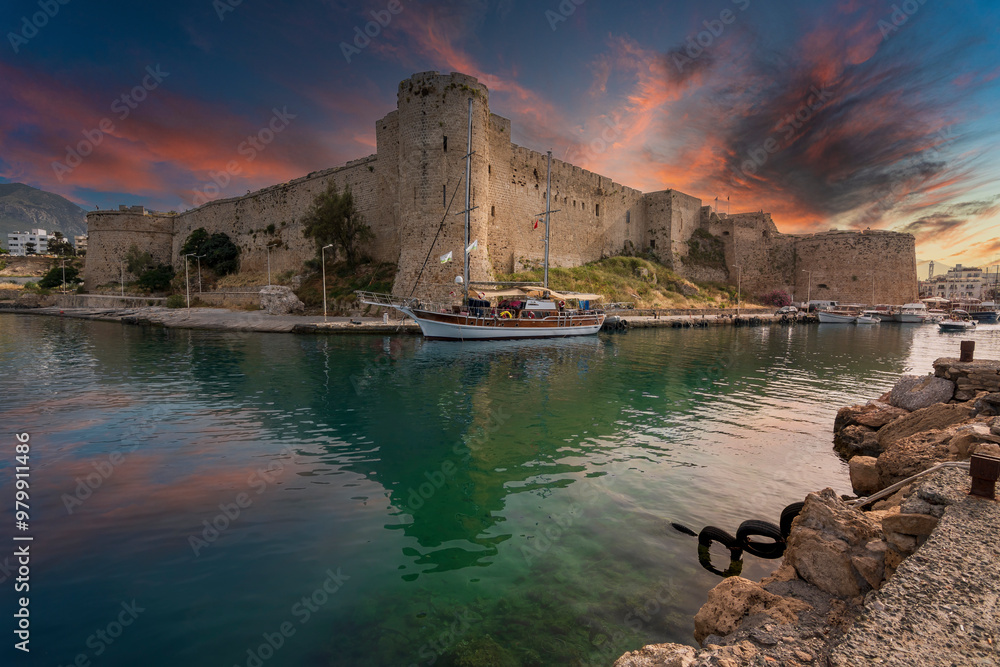 Kyrenia Castle view in Northern Cyprus